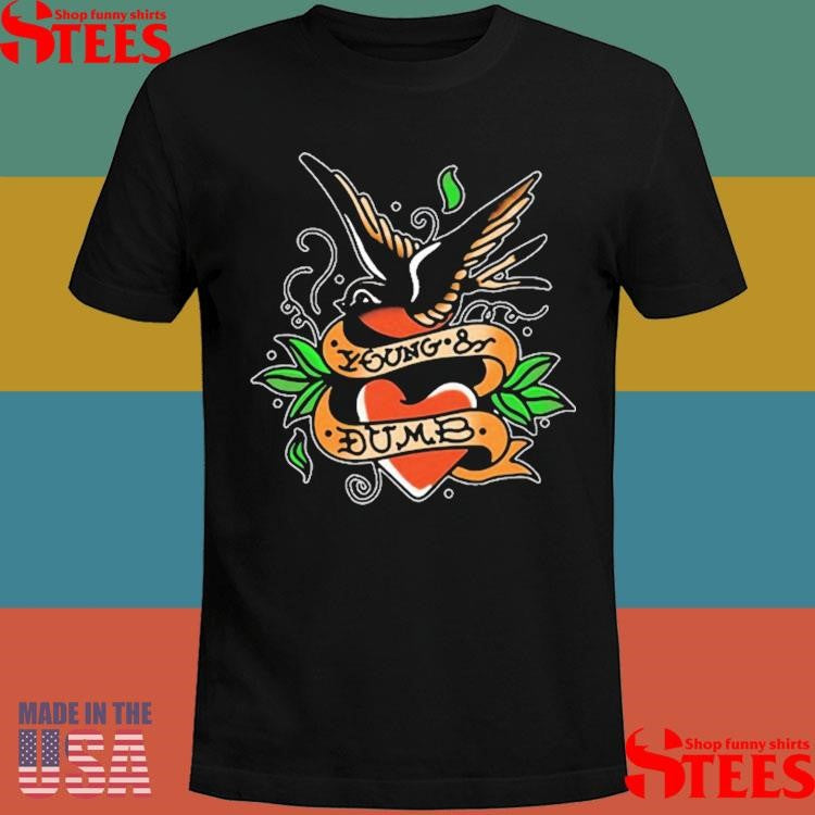 Avril Lavigne Young & Dumb Tattoo Shirts
