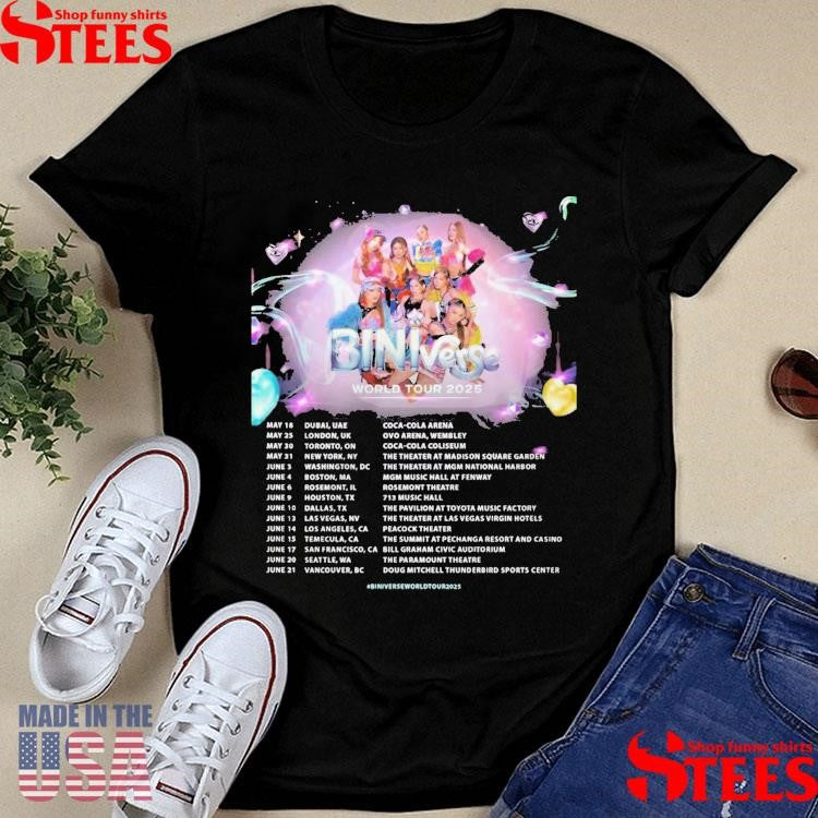 BINIverse World Tour 2025 Shirts