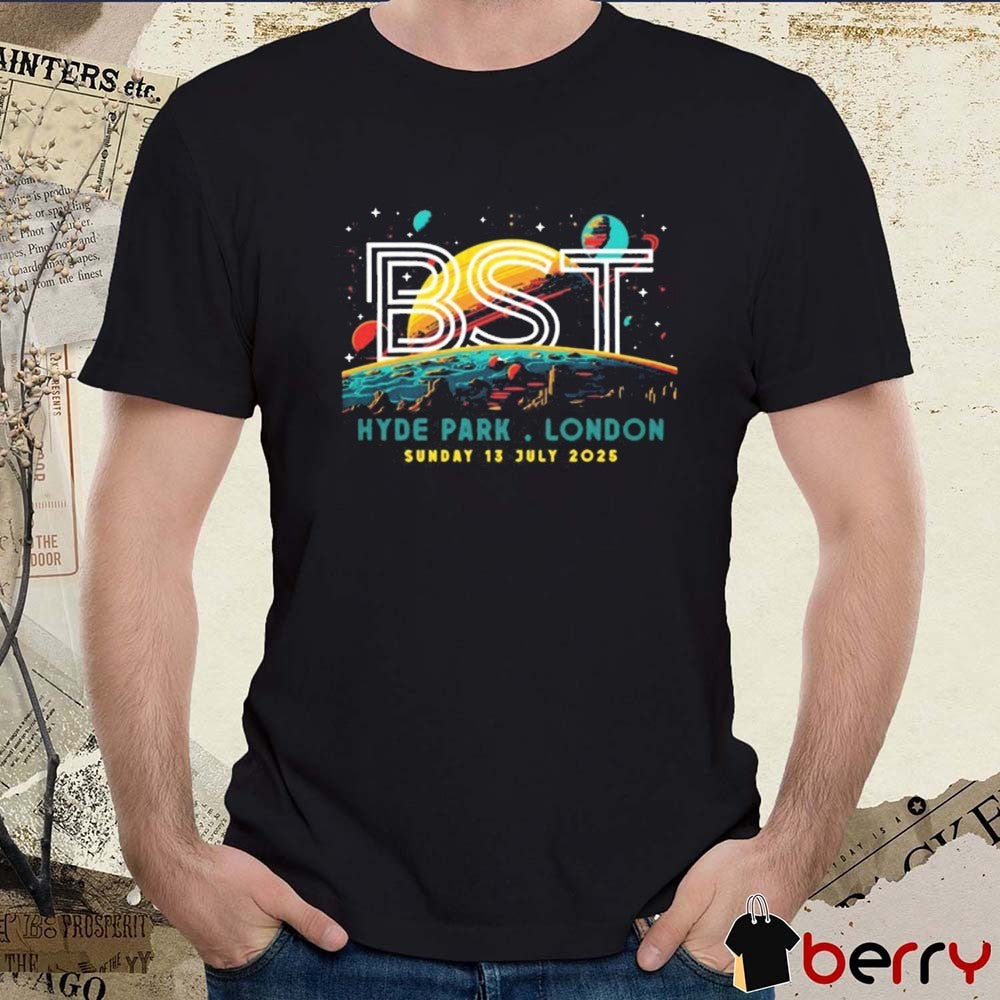BST Hyde Park London Jeff Lynne’s Elo Sunday 13 July 2025 Event t-shirt