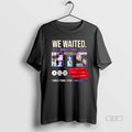 Official Bts We Waited Ot7 World Tour 2026 T-Shirts, Hoodie, Sweatshirt | CiraTrend.com