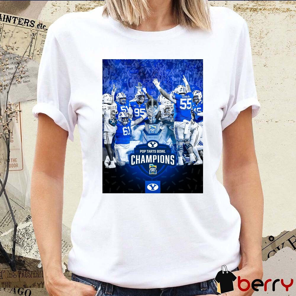 BYU Cougars victory in the 2025 Pop-Tart Bowl Champions Poster t-shirt