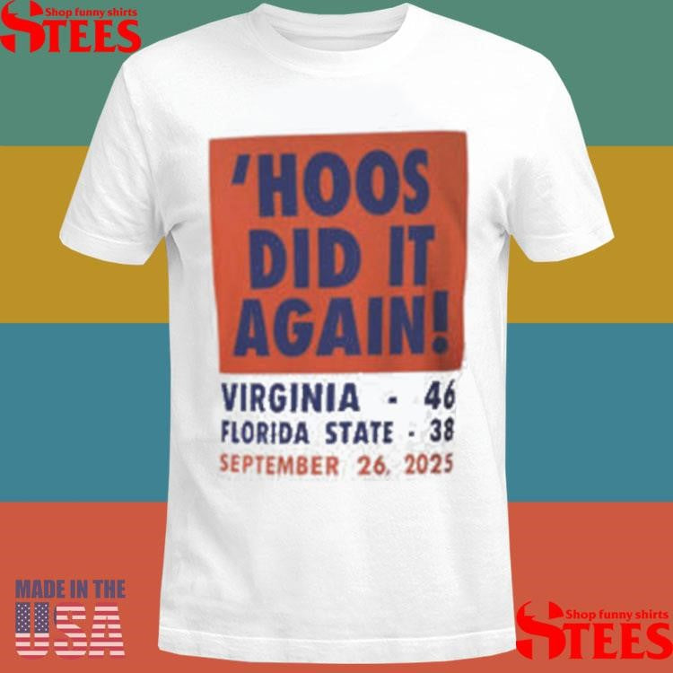 Back Hoos Did It Again September 26 2025 T-shirt