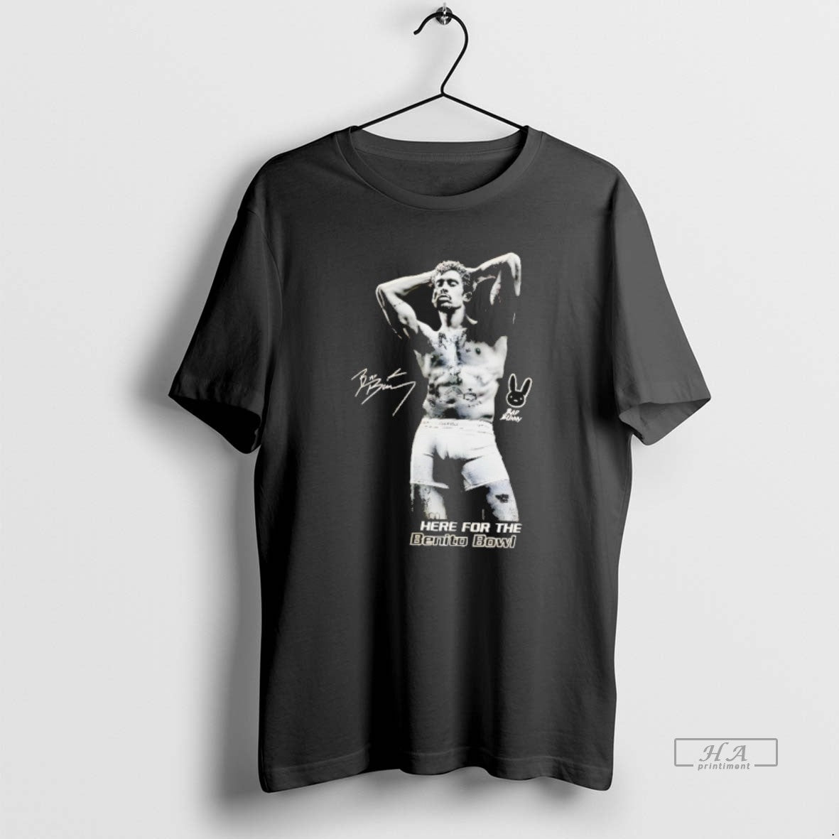 Official Bad Bunny Here For The Benito Bowl 2026 Puerto Rico Signature T-Shirts, Hoodie, Sweatshirt | CiraTrend.com
