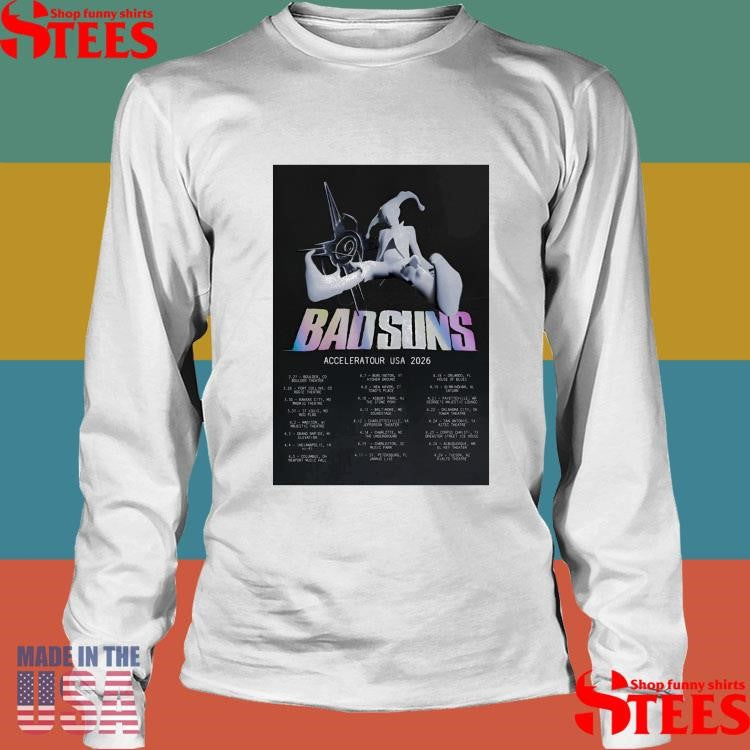 Bad Suns Acceleratour Usa 2026 T-shirt
