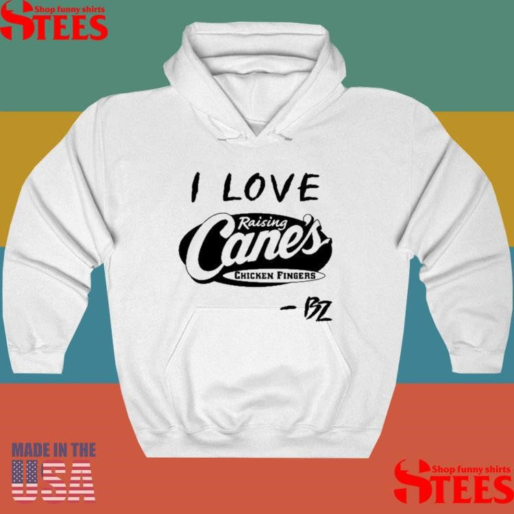 Bailey Zimmerman I Love Raising Cane’s Chicken Fingers Shirts