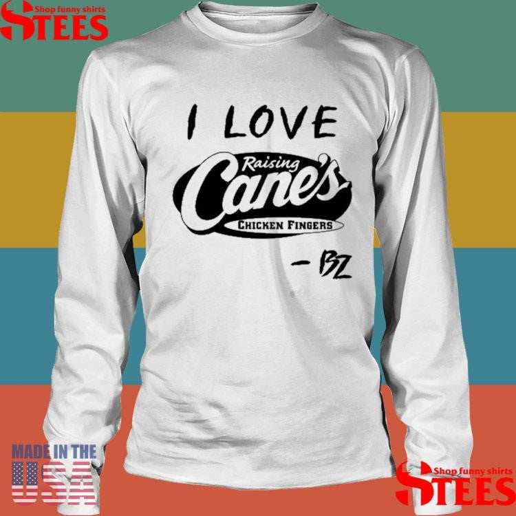 Bailey Zimmerman I Love Raising Cane’s Chicken Fingers Shirts