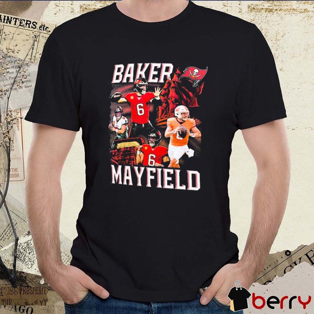 Baker Mayfield Tampa Bay Buccaneers NFL Notorious Player 2025 t-shirt