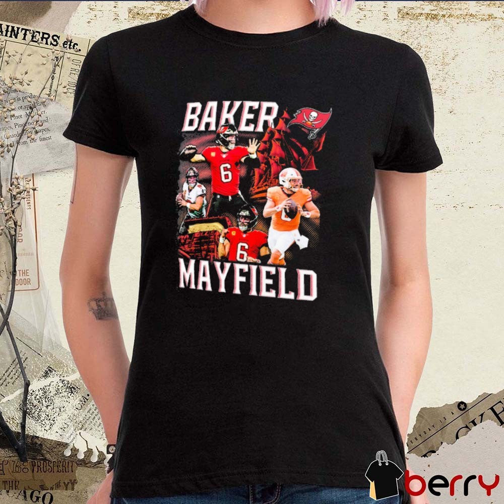 Baker Mayfield Tampa Bay Buccaneers NFL Notorious Player 2025 t-shirt