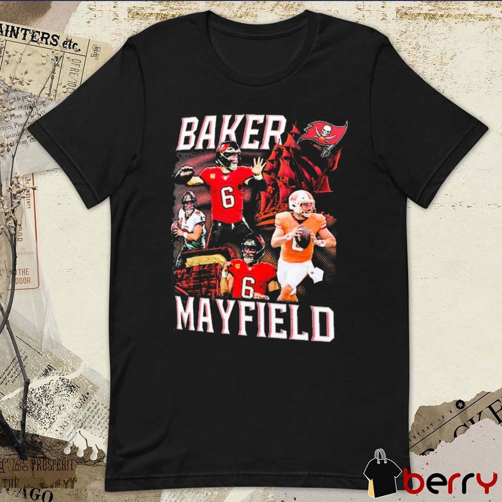 Baker Mayfield Tampa Bay Buccaneers NFL Notorious Player 2025 t-shirt