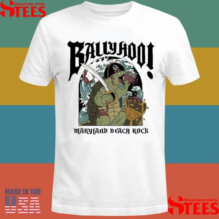 Ballyhoo! Maryland Beach Rock Terp T-shirt