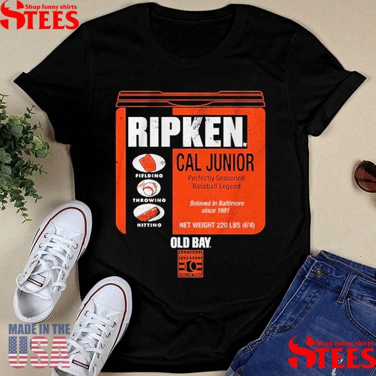 Baltimore Orioles Cal Ripken Jr. Old Bay Can Shirts