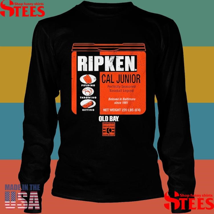 Baltimore Orioles Cal Ripken Jr. Old Bay Can Shirts