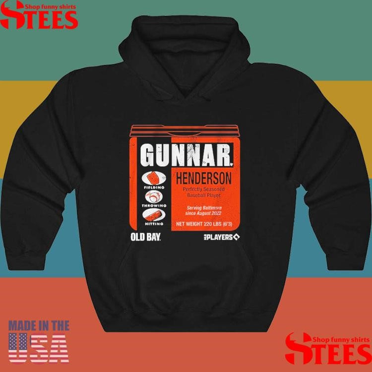 Baltimore Orioles Gunnar Henderson Old Bay Can Shirts