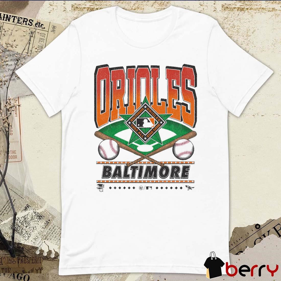 Baltimore Orioles MLB Straight Shot 1993 All Star Game Vintage t-shirt