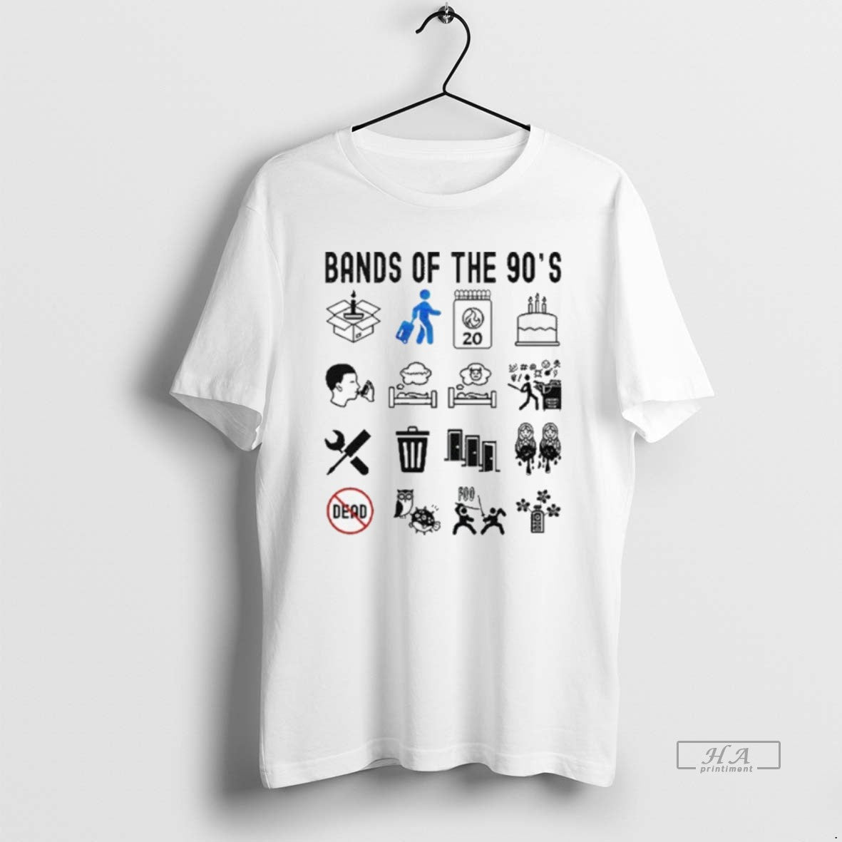 Official Bands Of The 90s T-Shirts, Hoodie, Sweatshirt | CiraTrend.com
