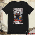 Baptized The Cougars In The Name Of Football Texas Tech Red Raiders Vs BYU Cougars t-shirt