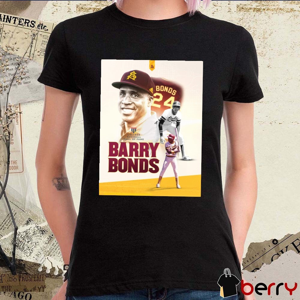 Barry Bonds 2026 College Baseball Hall of Fame Class Arizona State Sun Devils Poster t-shirt