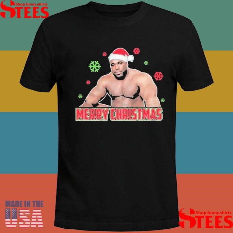 Barry Wood Meme Well Endowed Man Santa Hat T-shirt