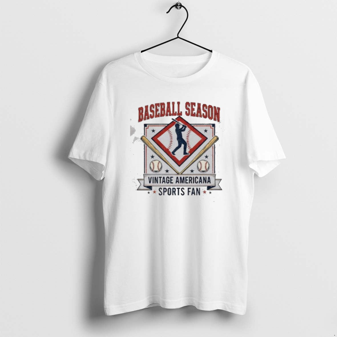 Official Baseball Season Vintage Americana Sports Fan Graphic T-Shirts, Hoodie, Sweatshirt | CiraTrend.com