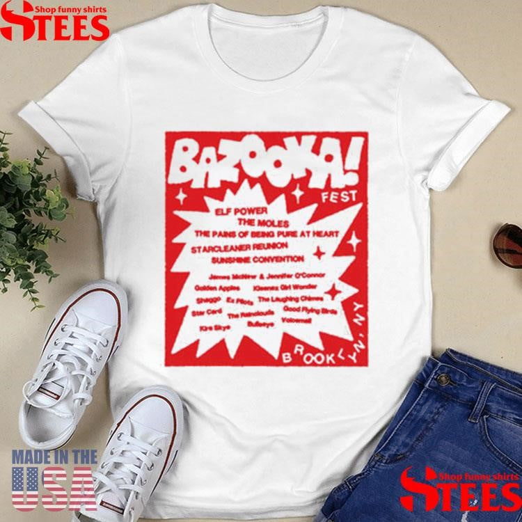 Bazooka Fest Brooklyn Ny 2025 T-shirts