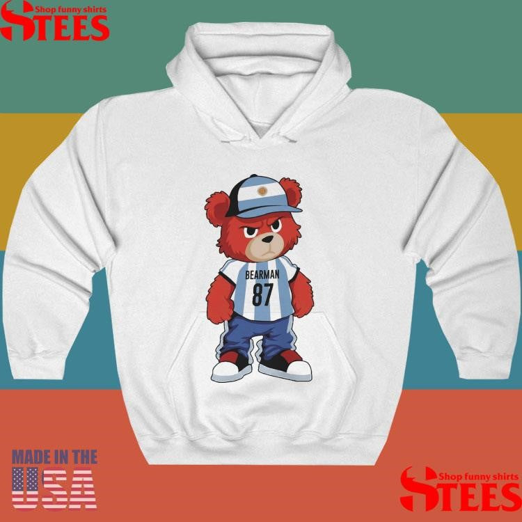 Bear Oliver Bearman 87 Argentina Football T-shirt