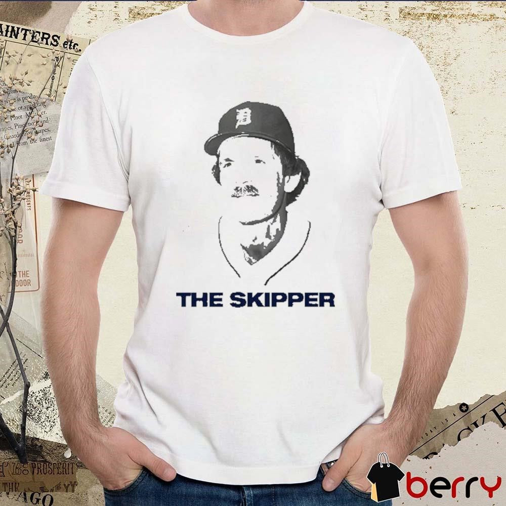 Beau Brieske Wearing Jim Leyland The Skipper t-shirt