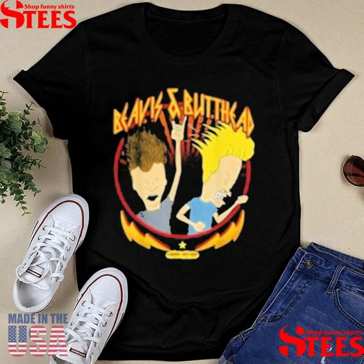 Beavis And Butt Head Metal Colors Rock Out T-shirt