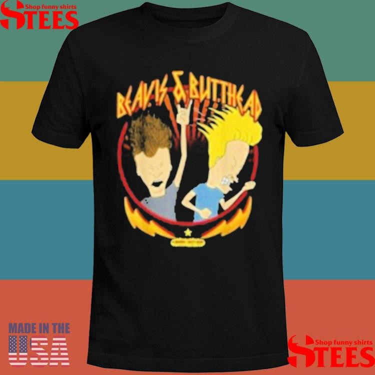 Beavis And Butt Head Metal Colors Rock Out T-shirt