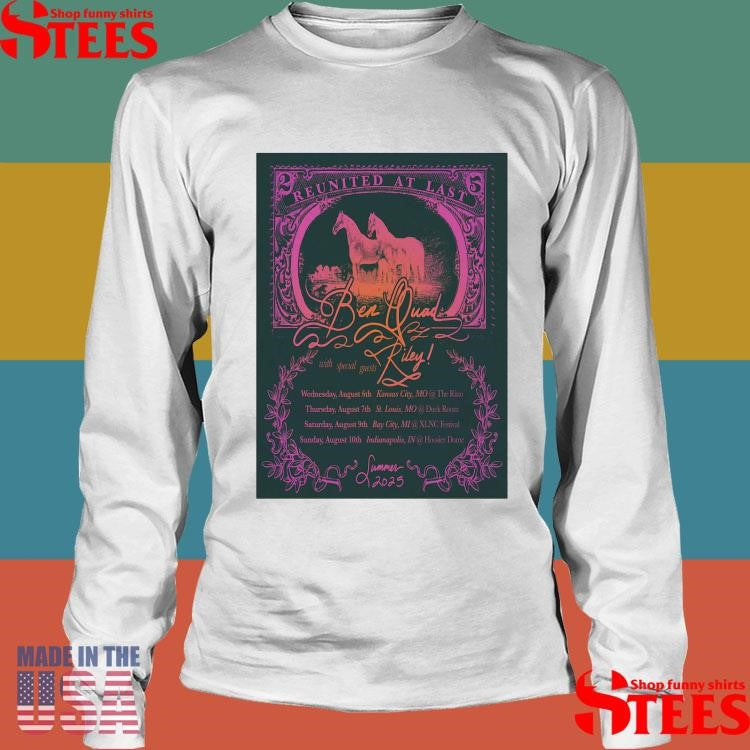 Ben Quad Reunited At Last Summer Tour 2025 Shirts