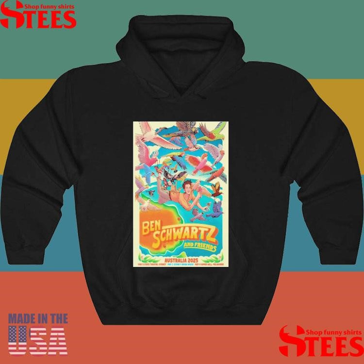 Ben Schwartz & Friends Tour Melbourne, Australia 2025 Poster Shirts