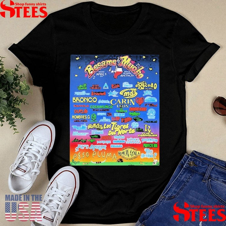 Besame Mucho Music Festival 2025 Shirts