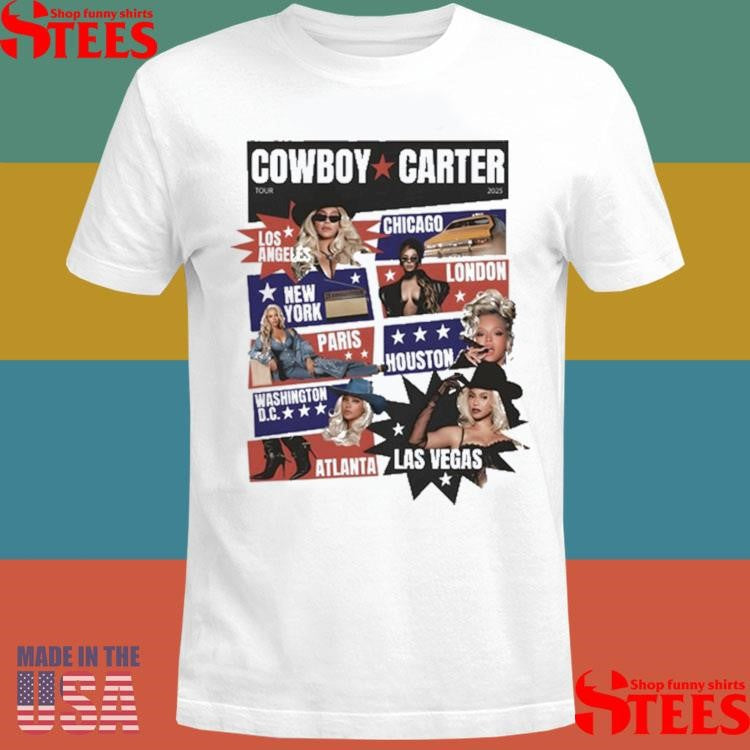 Beyoncé Cowboy Carter Rodeo Chitlin’ Circuit Tour 2025 Poster Shirts