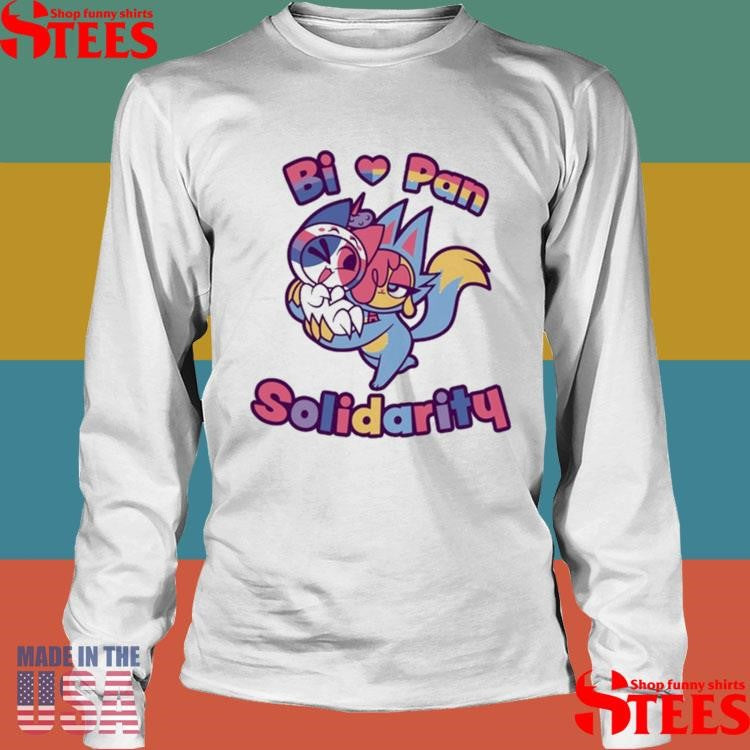 Bi Love Pan Solidarity T-shirt