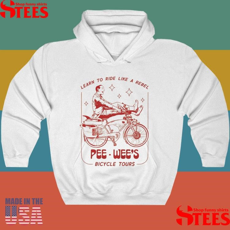 Bicycle Tours Learn To Ride Like A Rebel Pee Wee’s T-shirts