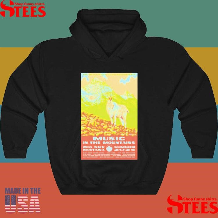 Big Sky, Mt For Music In The Mountains Moe July 10 2025 Event Poster Shirts