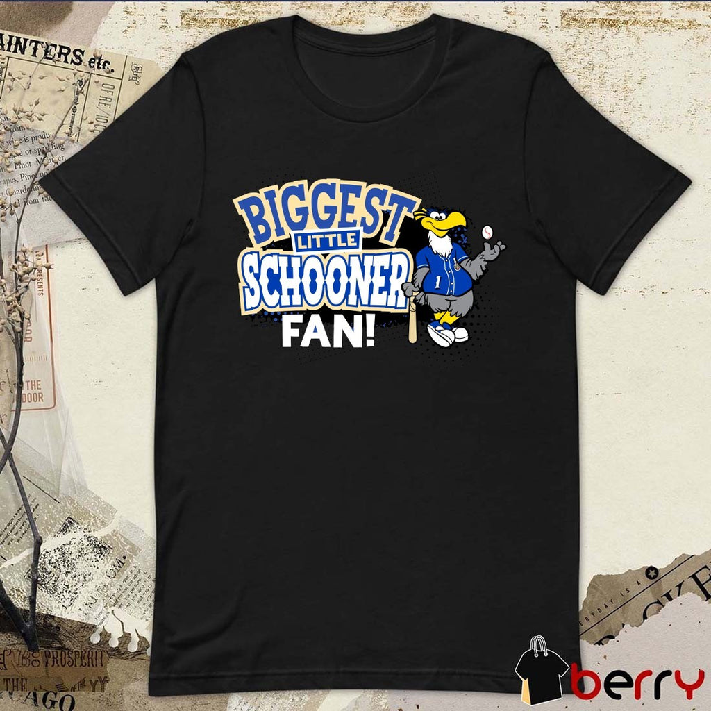 Biggest Little Schooner Fan Biloxi Shuckers Schooner Mascot t-shirt