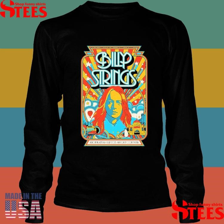 Billy Strings 7-15-2025 Margaret Court Arena In Melbourne Australia T-shirt