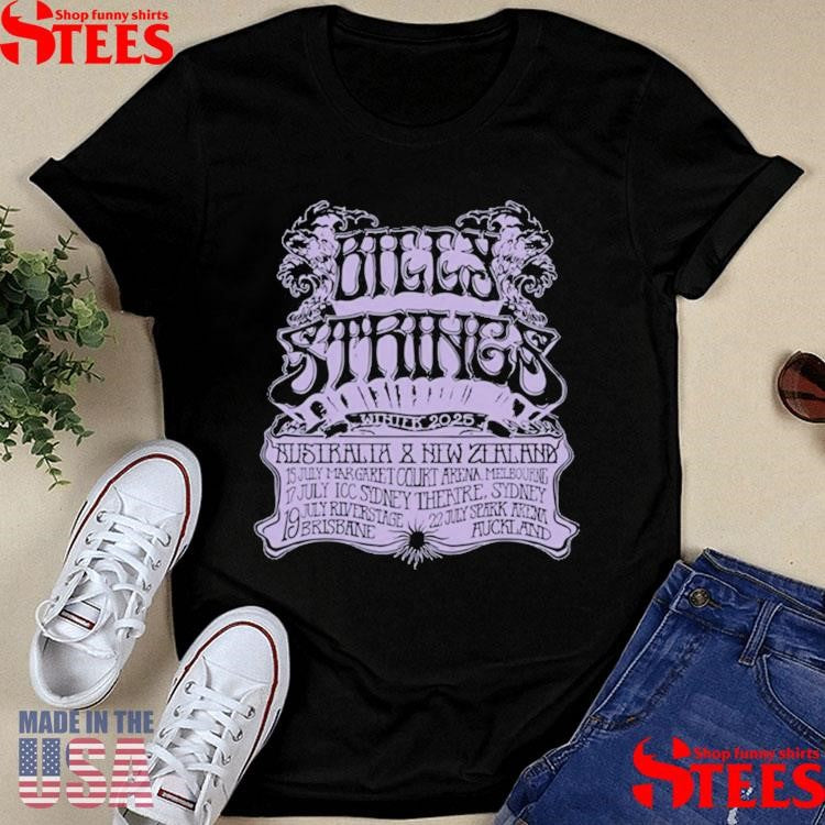 Billy Strings Australia & New Zealand 2025 Tour T-shirt