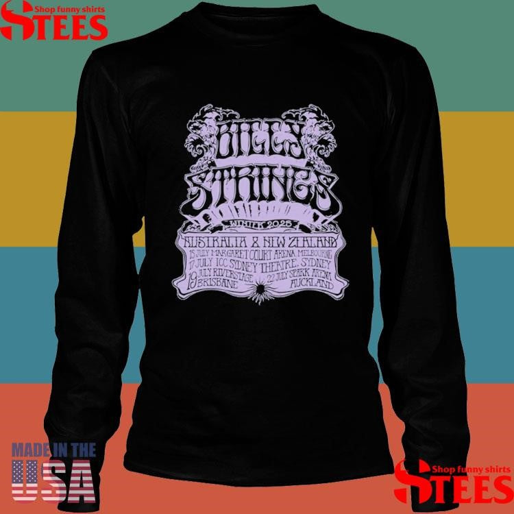 Billy Strings Australia & New Zealand 2025 Tour T-shirt