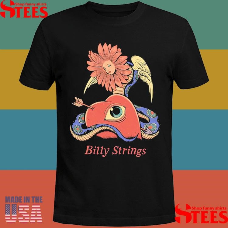 Billy Strings Flower Heart Shirts