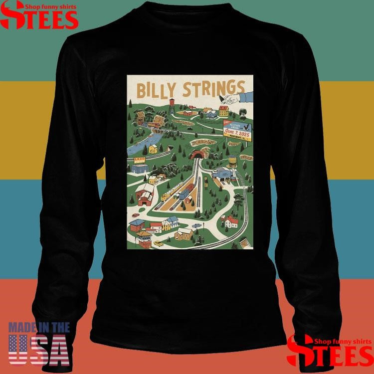 Billy Strings On June 7 2025 In Rosemont Il Tour T-shirt