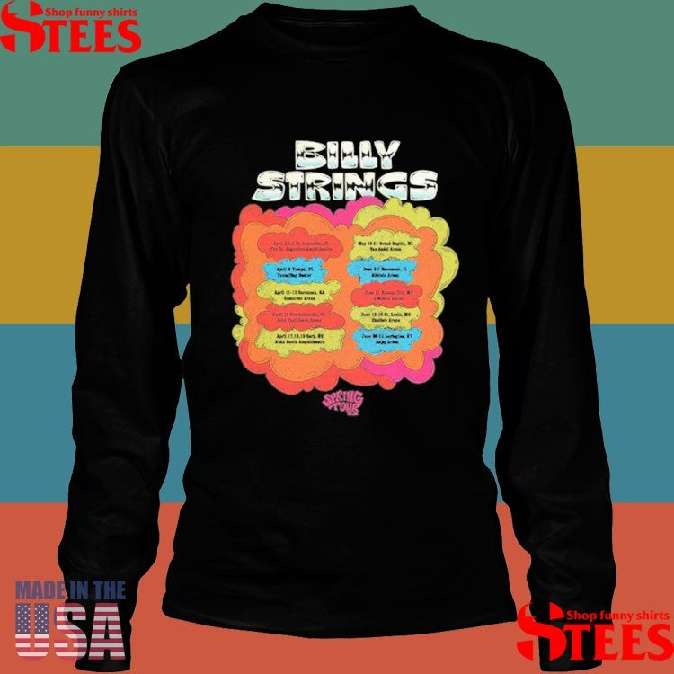 Billy Strings Spring 2025 Tour Shirts
