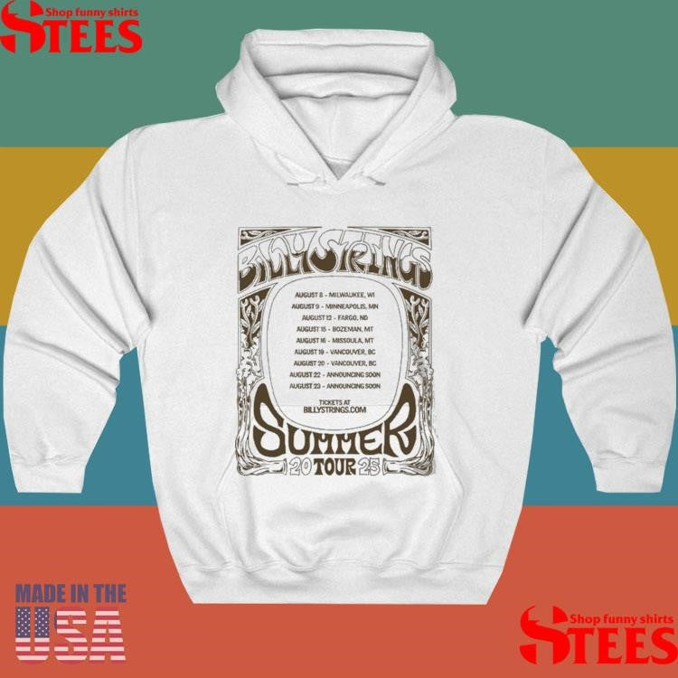 Billy Strings Summer Tour August 2025 Shirts