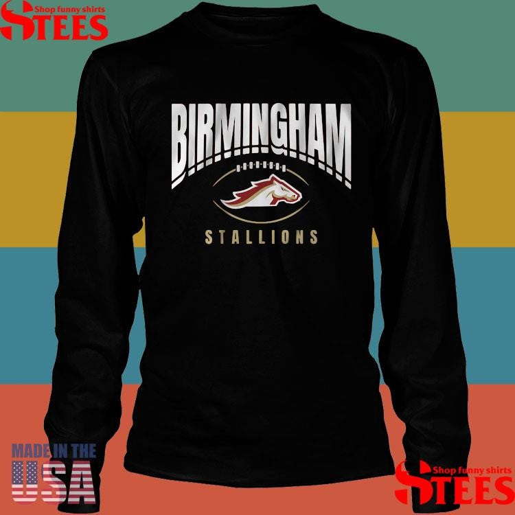 Birmingham Stallions Football Outline Shirts