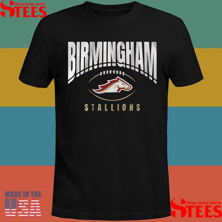Birmingham Stallions Football Outline Shirts