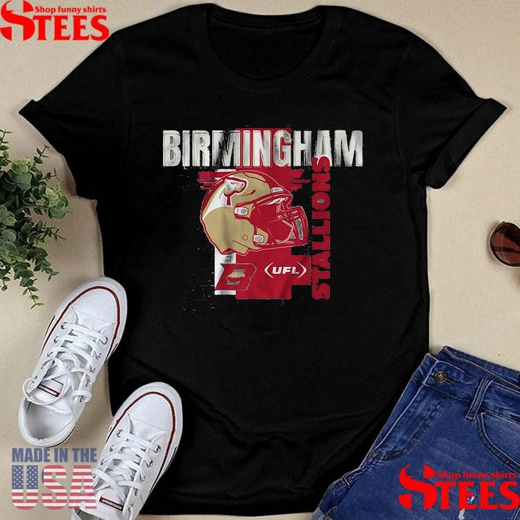 Birmingham Stallions Helmet Frame Shirts