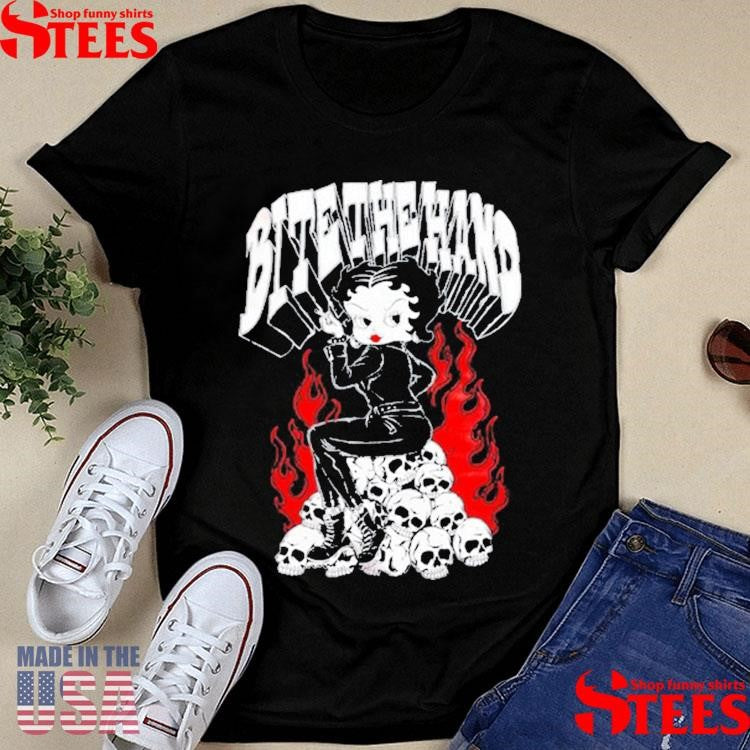 Bite The Hand Betty Boop Shirts
