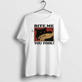 Official Biting Black Cat Bite Me You Fool T-Shirts, Hoodie, Sweatshirt | CiraTrend.com