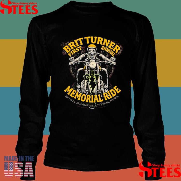 Blackberry Smoke First Annual Brit Turner Memorial Ride Shirts
