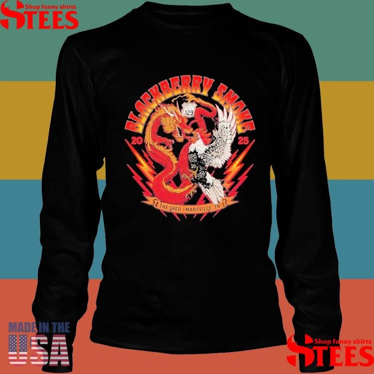 Blackberry Smoke May 15-17, 2025 The Shed Concert Series, Maryville, Tn Dragon Rooster T-shirt